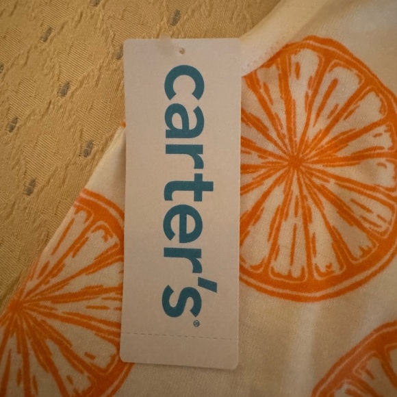 NWT:Carter’s Baby Button Down Pineapple Shorts Romper 12M - Picture 7 of 10